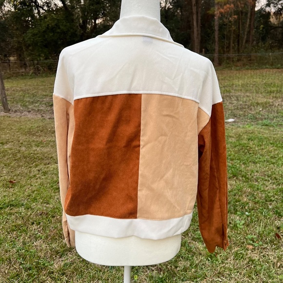 LAST CHANCE 7/31 Baby Cord Colorblock Jacket - Picture 2 of 4